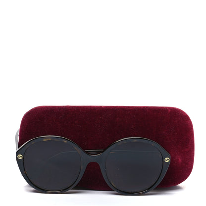 Gucci Acetate Round Sunglasses GG0023S Tortoise 7 of 7