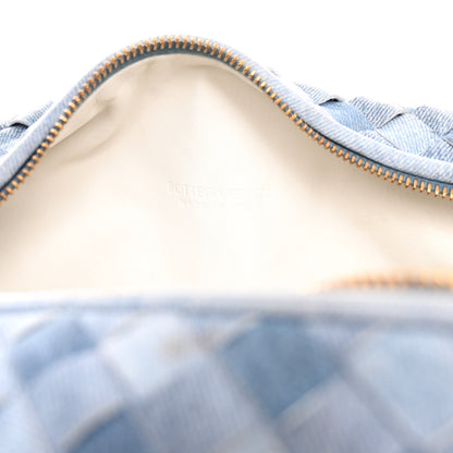 Bottega Veneta Nappa Denim Effect Intrecciato Teen Jodie Hobo Denim 6 of 9