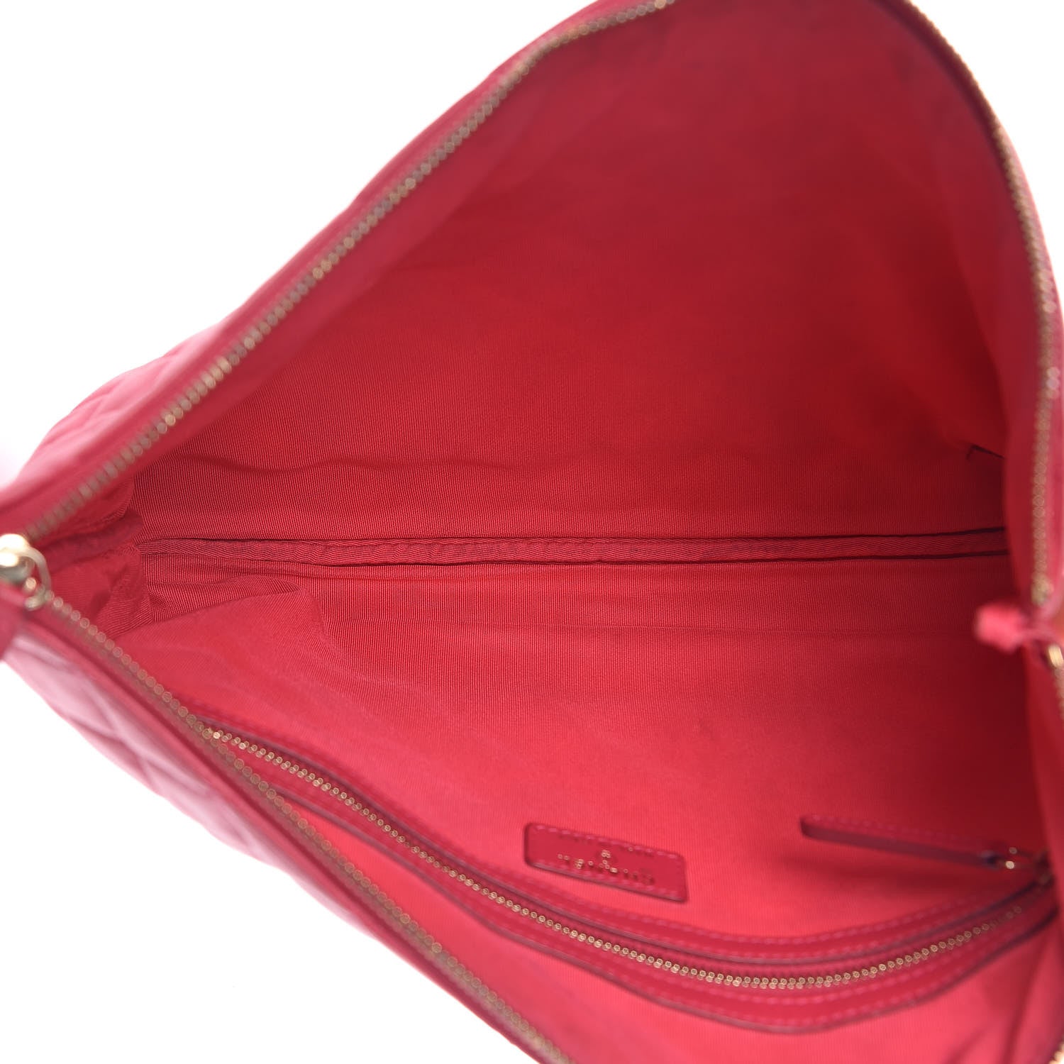 Chanel Lambskin Quilted Large Cosmetic Case Dark Pink 7 of 14