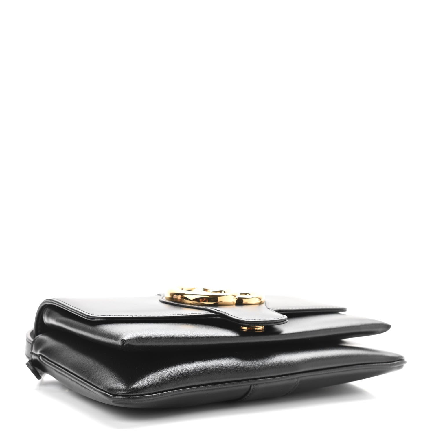 Gucci Vitello Palmellato Lux Small Arli Flap Shoulder Bag Black 4 of 11