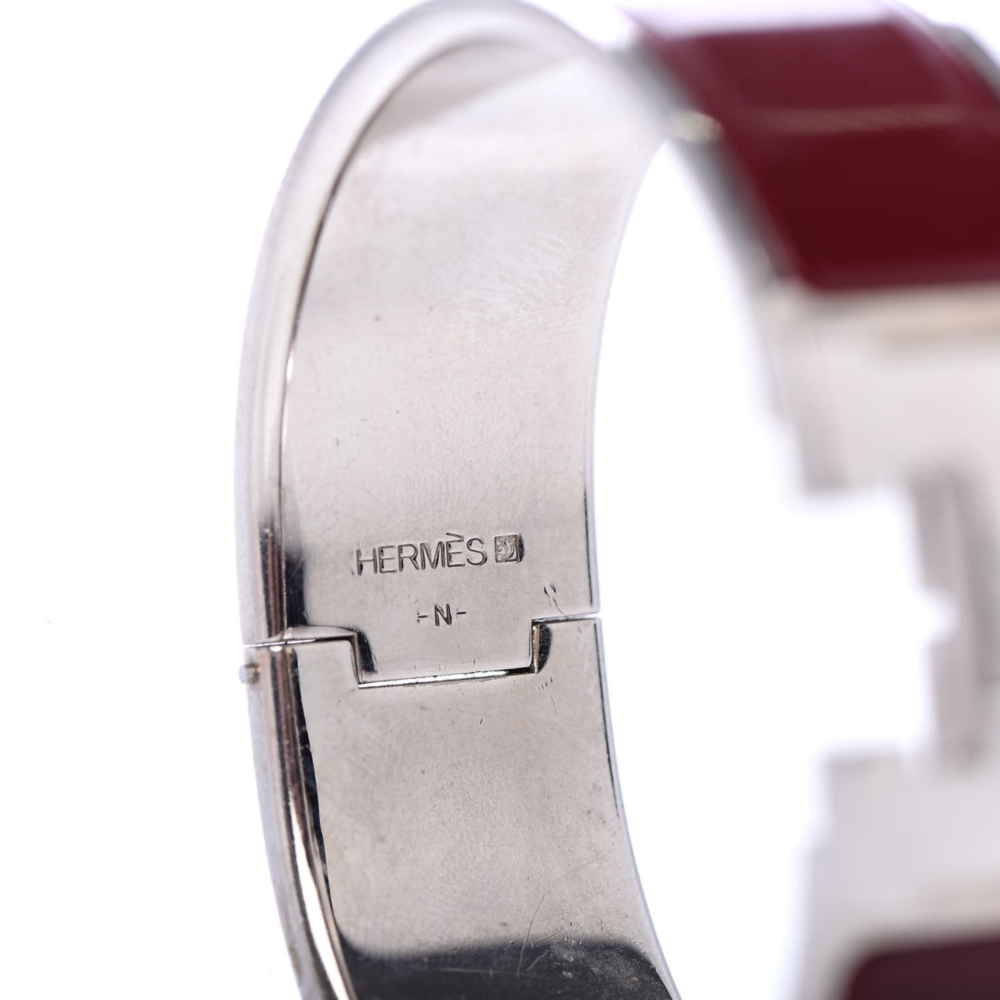 Enamel Wide Clic Clac H Bracelet PM Rouge H