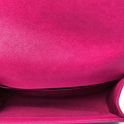Chanel Caviar Quilted Medium Boy Flap Fuchsia 4 of 8