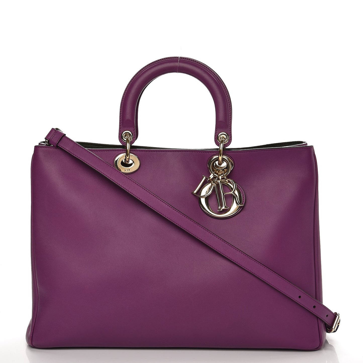 Calfskin Large Diorissimo Bag Purple