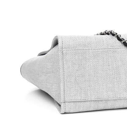 Chanel Canvas Medium Deauville Tote Grey 7 of 9