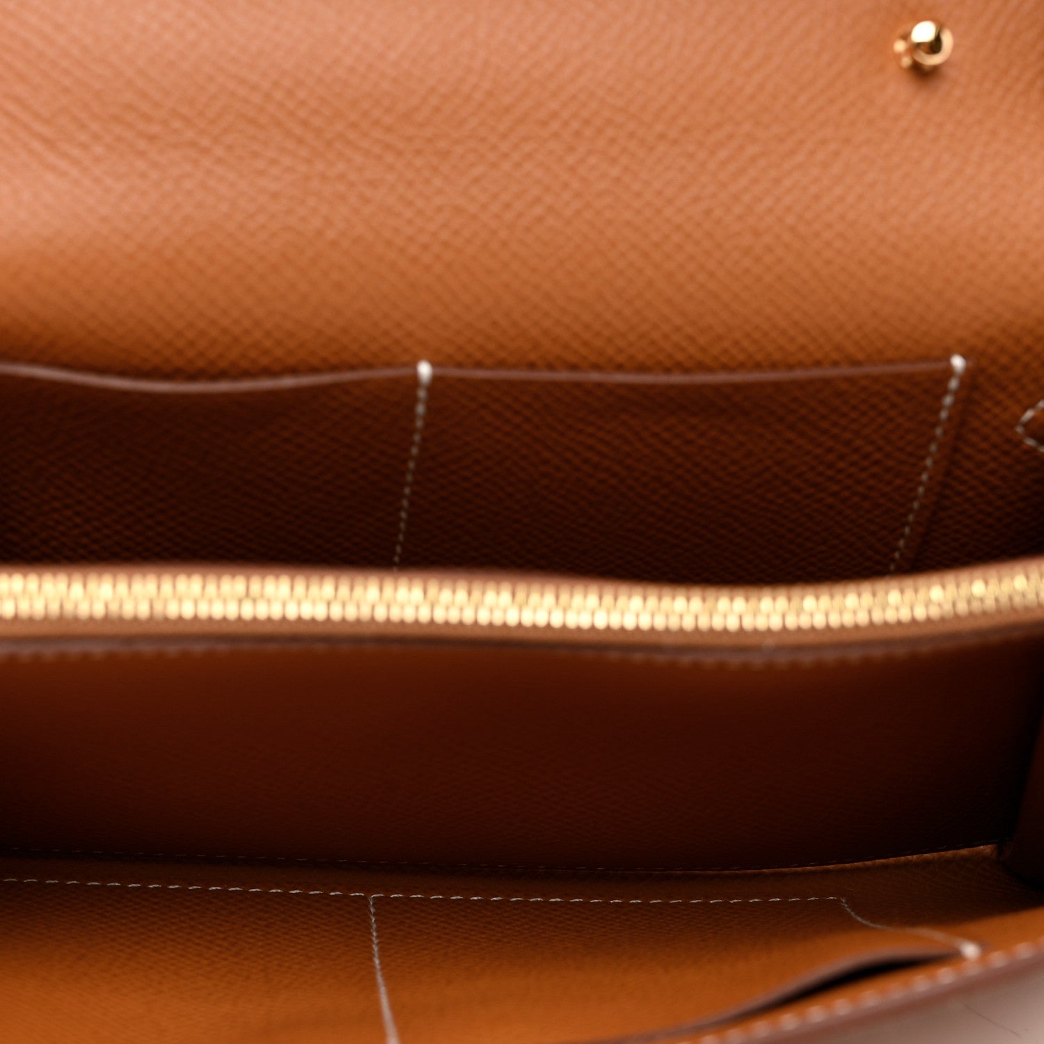 Hermes Epsom Kelly Wallet To Go Gold 5 of 7