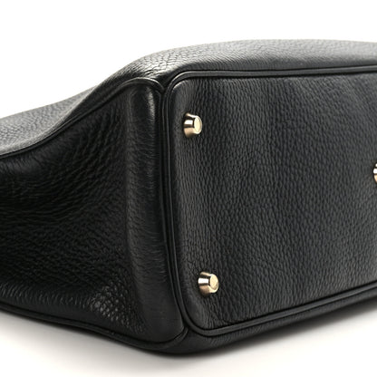 Christian Dior Bullcalf Large Diorissimo Tote Black Rose Indien 9 of 10
