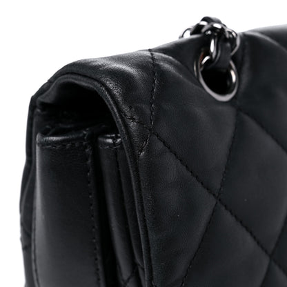 Chanel Lambskin Quilted Jumbo 3 Flap Black 21 of 21