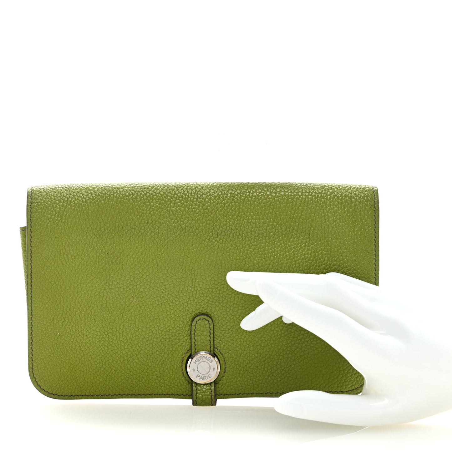 Togo Dogon Duo Wallet Vert Anis