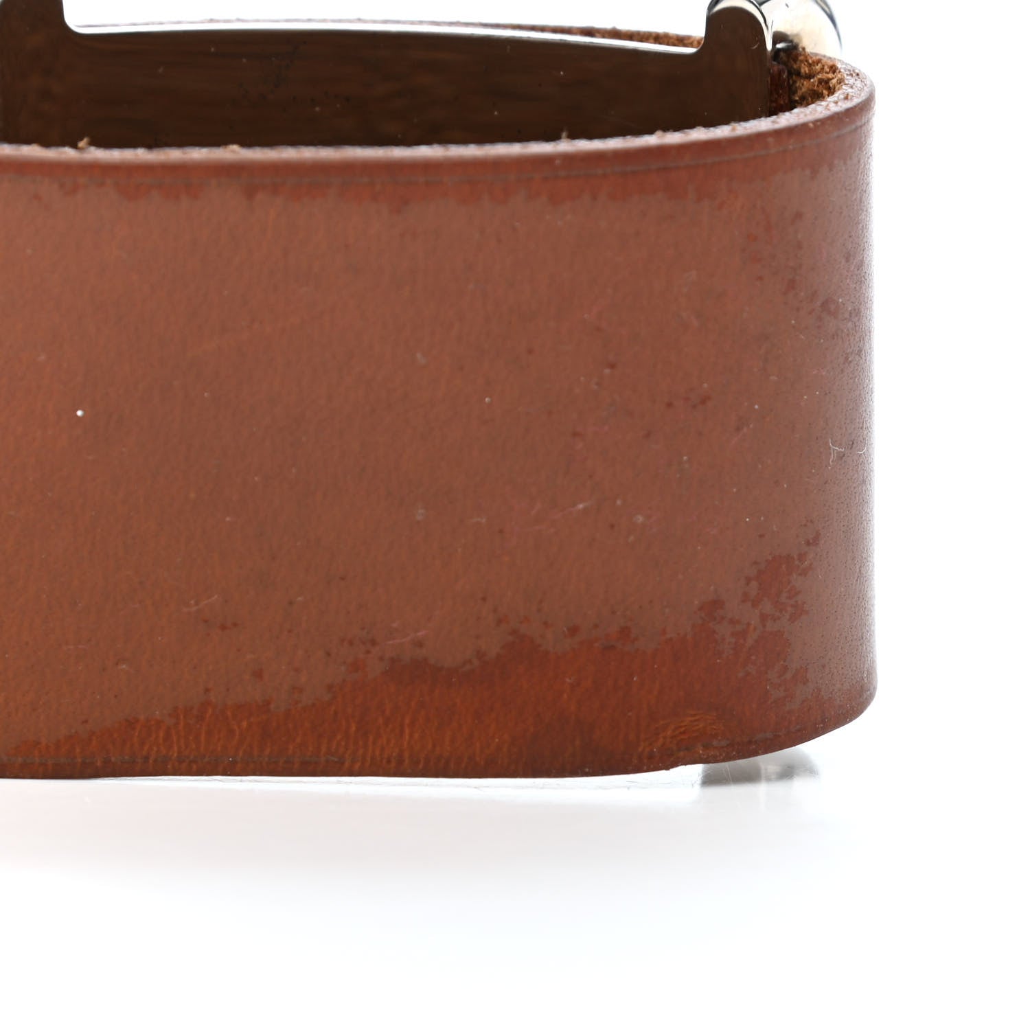 Hermes Barenia Cuff Bracelet PM Fauve 3 of 4