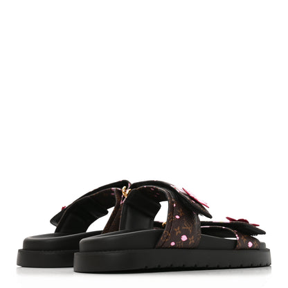 Louis Vuitton LV X TM LV Sunset Comfort Mule Sandal 38 Sakura Brown 4 of 9