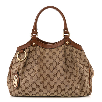 Gucci Monogram Medium Sukey Tote Brown 1 of 13