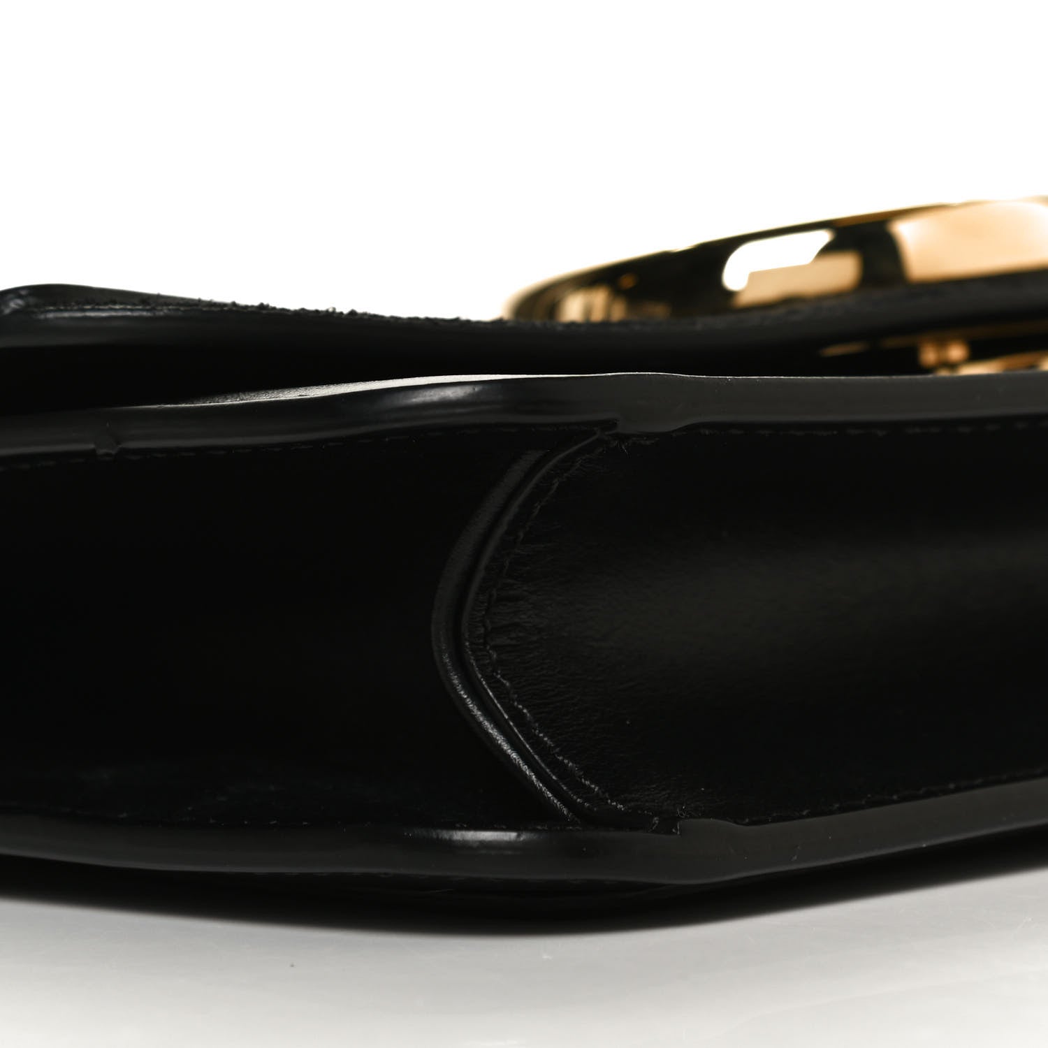 Chloe Calfskin Suede C Clutch With Chain Black 9 of 10