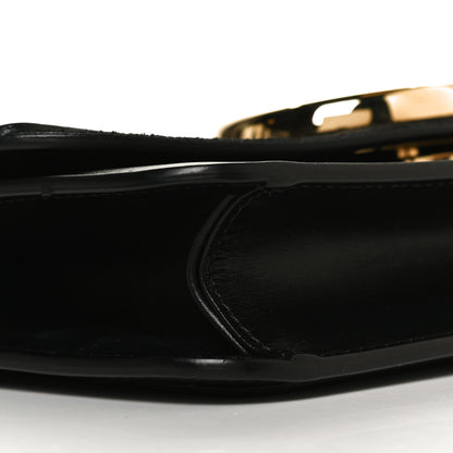 Chloe Calfskin Suede C Clutch With Chain Black 9 of 10