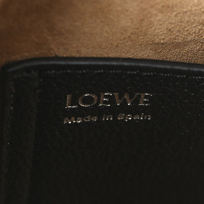 Loewe Soft Grained Calfskin Mini Pebble Bucket Bag Black 6 of 10