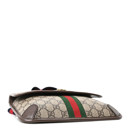 Gucci GG Supreme Monogram Web Small Ophidia Belt Bag Brown 3 of 9