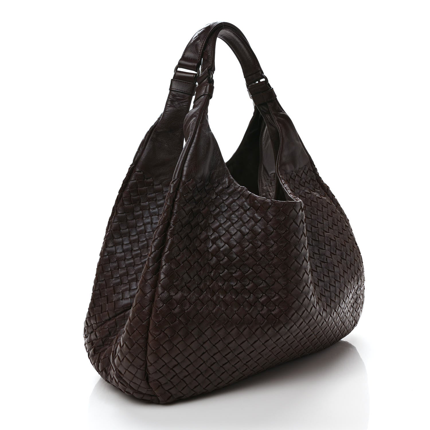 Bottega Veneta Nappa Intrecciato Medium Campana Hobo Ebano 2 of 10