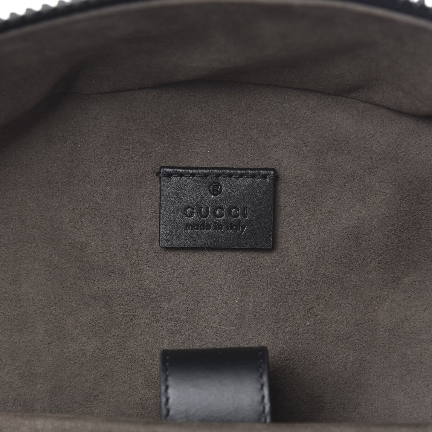 GG Supreme Monogram Medium Backpack Black