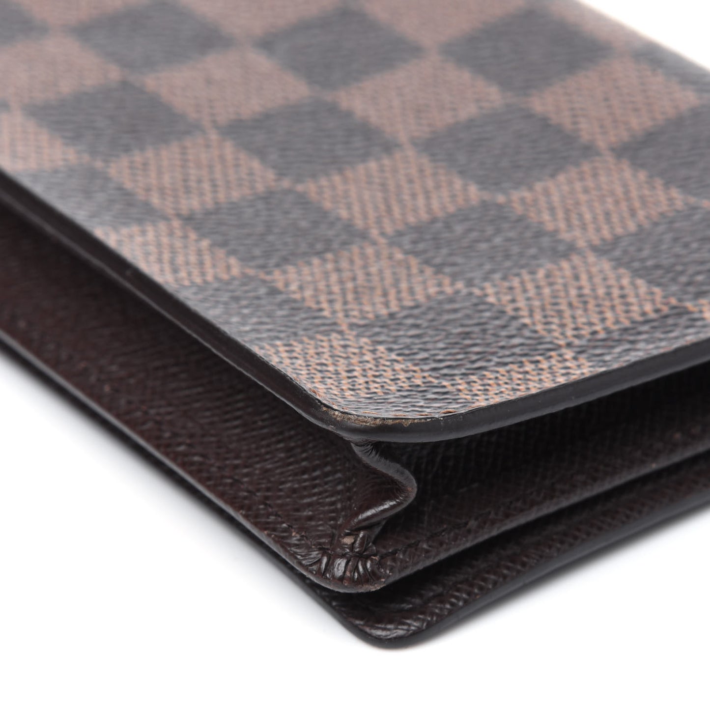 Damier Ebene Porte-Cartes Credit Yen Checkbook Wallet