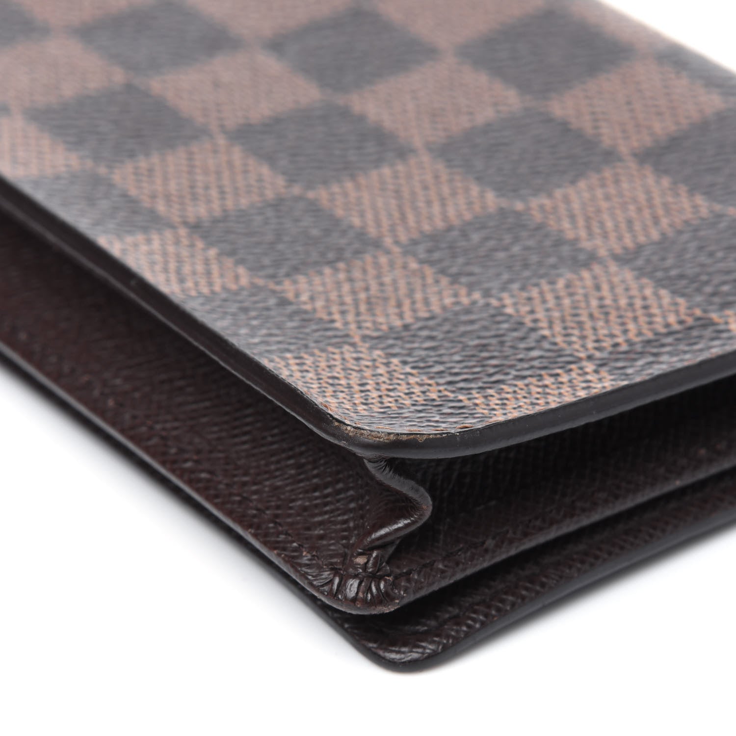 Louis Vuitton Damier Ebene Porte-Cartes Credit Yen Checkbook Wallet 15 of 15
