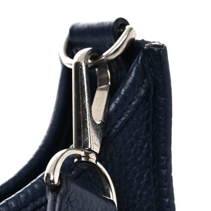 Hermes Taurillon Clemence Evelyne III PM Bleu Nuit 12 of 13
