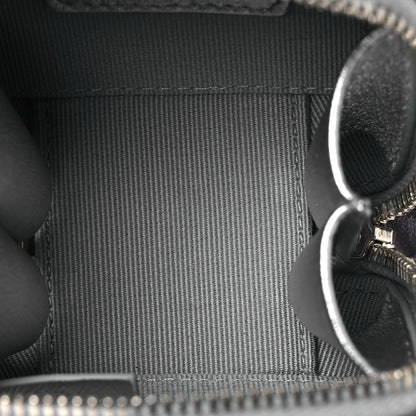Chanel Gradient Metallic Lambskin Quilted Coco Punk Cube Clutch With Chain Silver Black 5 of 12