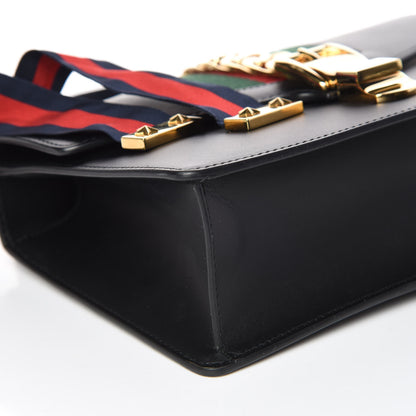 Gucci Calfskin Small Sylvie Shoulder Bag Black 13 of 15