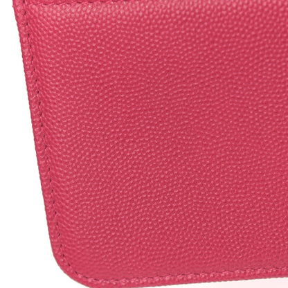 Chanel Caviar Quilted Boy Wallet On Chain WOC Fuchsia 12 of 12
