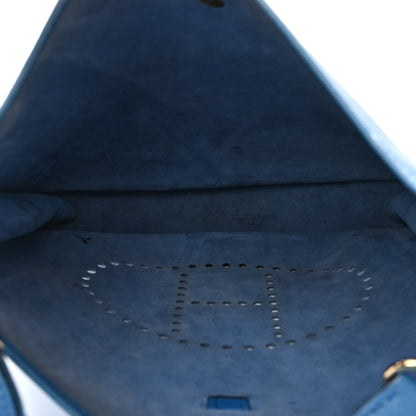 Hermes Courchevel Evelyne GM Bleu France 5 of 12