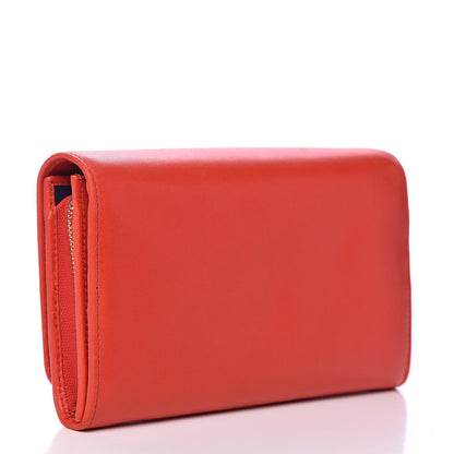 Loewe Lambskin Continental Clutch Primary Red 3 of 11
