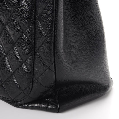 Chanel Caviar Quilted Grand Shopping Tote GST Black 12 of 14