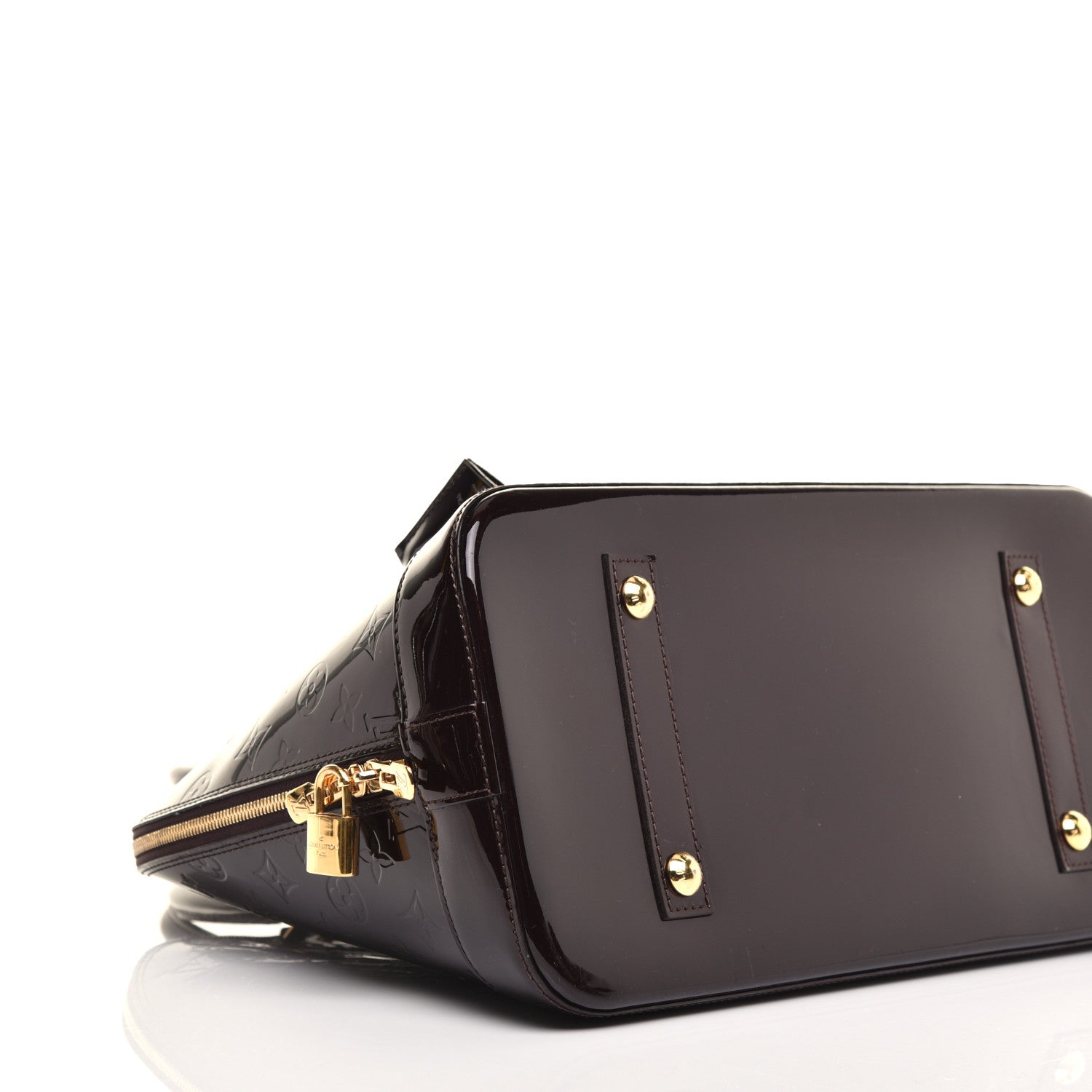 Louis Vuitton Vernis Alma GM Amarante 8 of 9