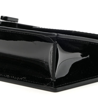 Christian Louboutin Patent Calfskin Mini Elisa Baguette Black 9 of 9