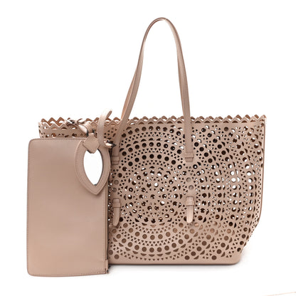 Alaia Calfskin Vienne Tote Sable 3 of 12