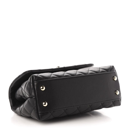 Chanel Caviar Quilted Mini Coco Handle Flap Black 4 of 11