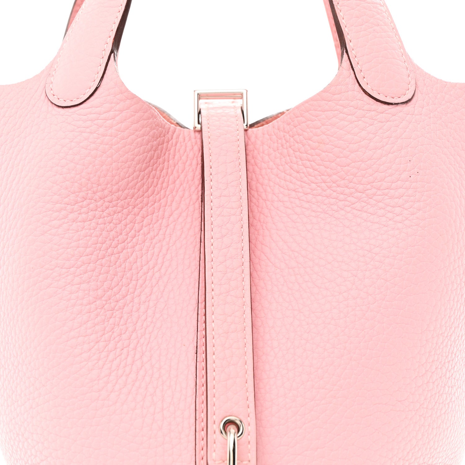 Hermes Taurillon Clemence Picotin Lock 18 PM Rose Sakura 8 of 11