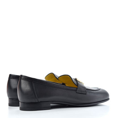 Hermes Goatskin Paris Loafers 36 Black 4 of 11