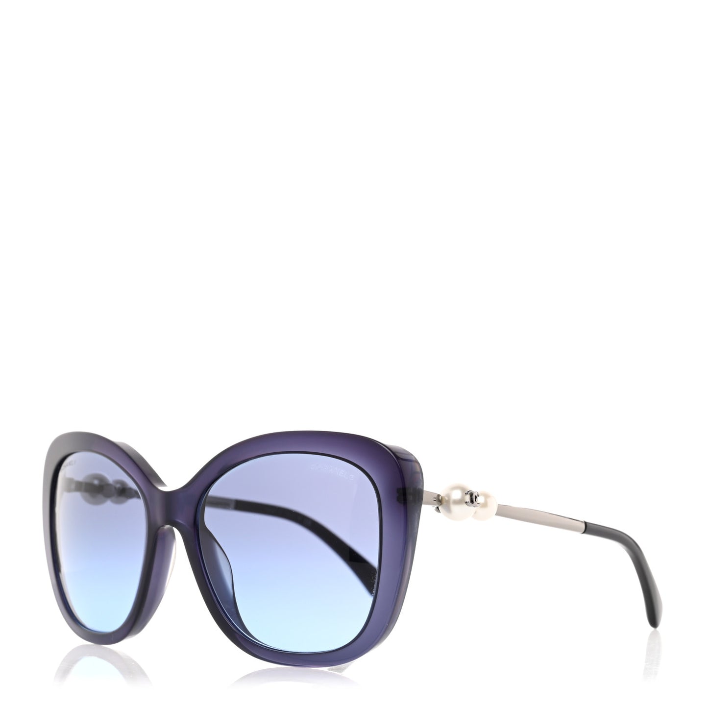 Acetate Pearl Winter Butterfly Sunglasses 5338-H-A Blue