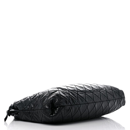Chanel Aged Calfskin Oversized Reissue Overnight Tote Black 4 of 14