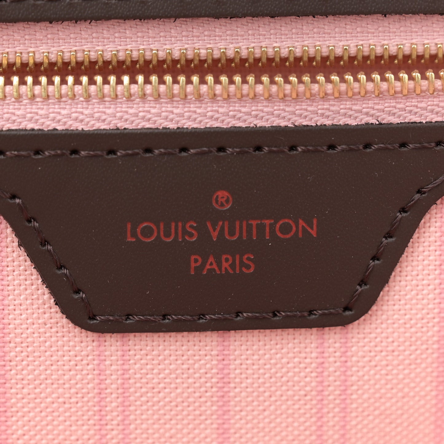 Damier Ebene Neo Neverfull MM Rose Ballerine