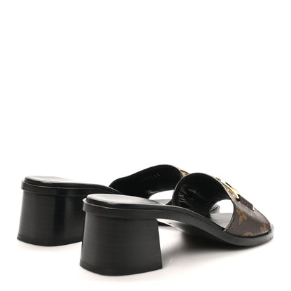 Louis Vuitton Monogram Lock It Mules 39 5 of 10