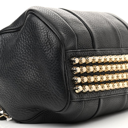 Alexander Wang Pebbled Lambskin Mini Rockie Black Gold Hardware 5 of 17