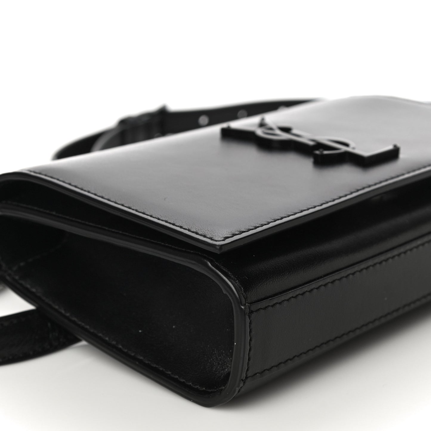 Smooth Calfskin Monogram Kate Belt Bag Black