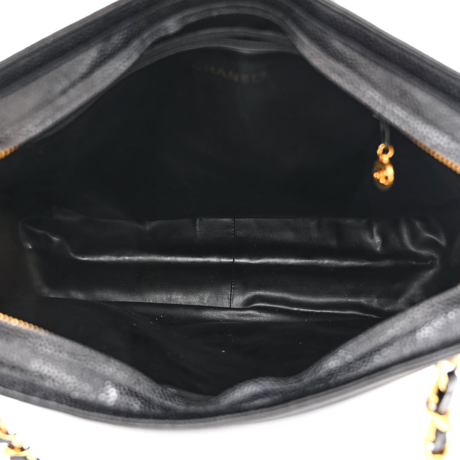 Chanel Caviar CC Shoulder Bag Black 5 of 16