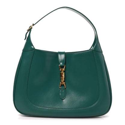 Gucci Boarded Dyana Lux Calfskin Medium Jackie 1961 Hobo Hobo Emerald 1 of 9
