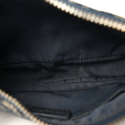 Christian Dior Monogram Shoulder Bag Pochette Blue 5 of 10