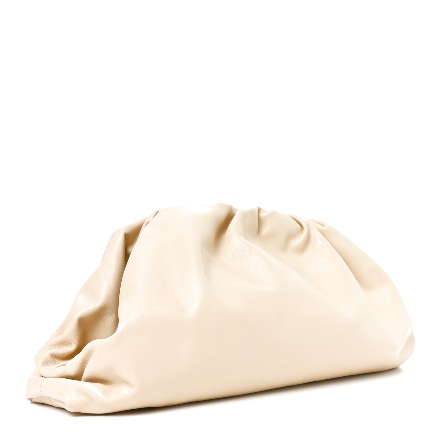 Bottega Veneta Smooth Butter Calf The Pouch Oversized Clutch Porridge 3 of 11