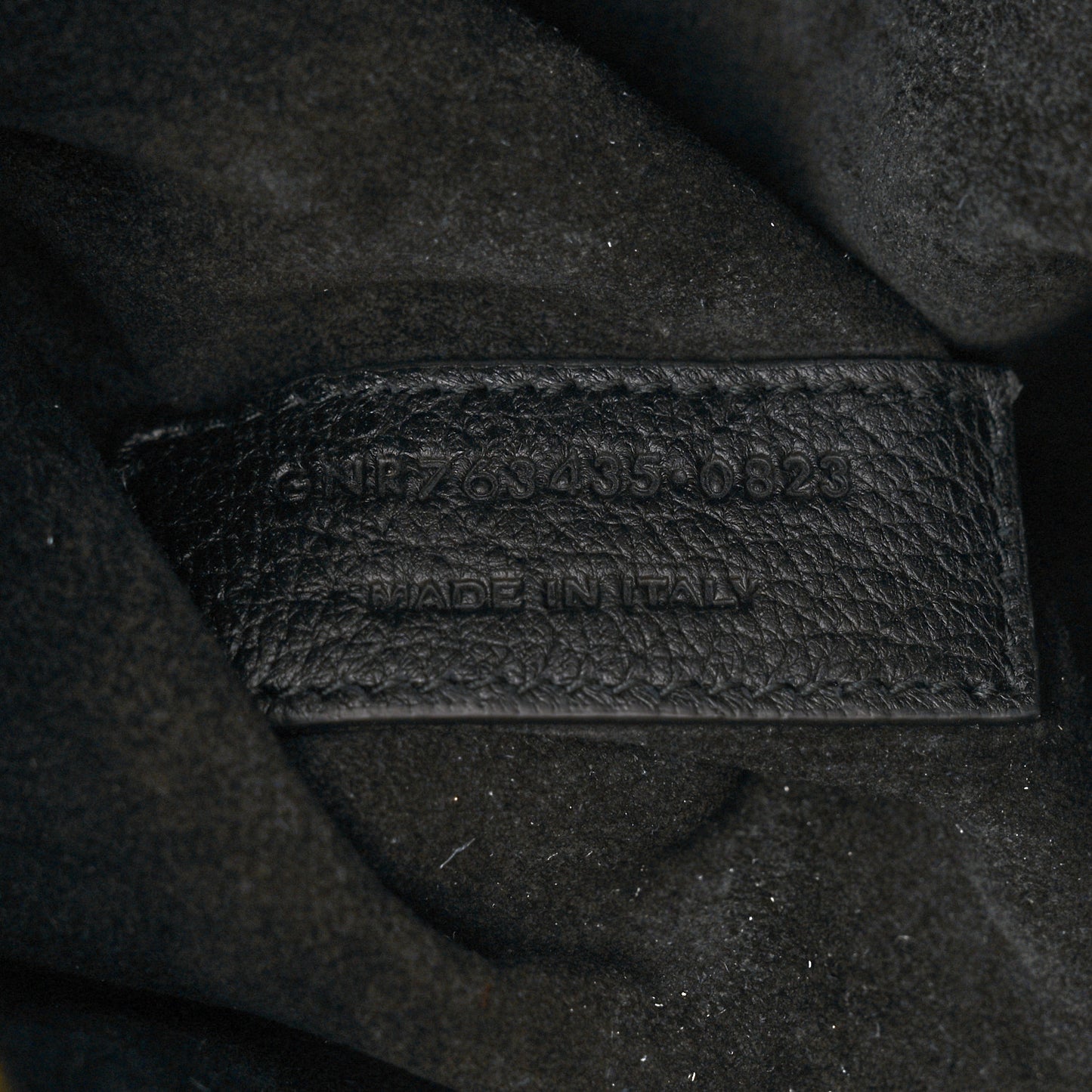 Grained Deerskin Bea Tote Black