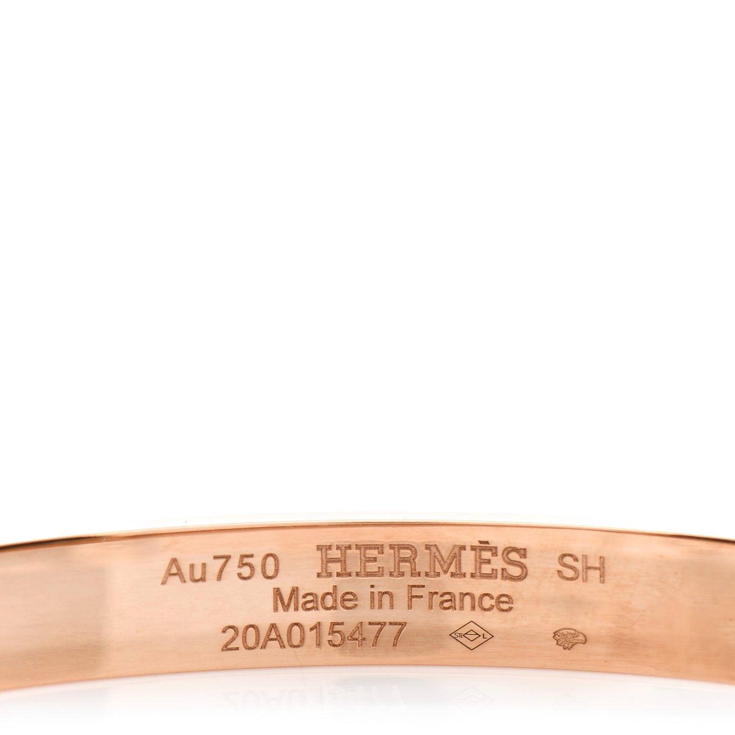 18K Rose Gold PM Collier De Chien Bracelet SH