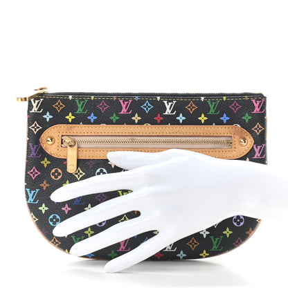 Louis Vuitton Monogram Multicolor Pochette Plate GM Black 2 of 8