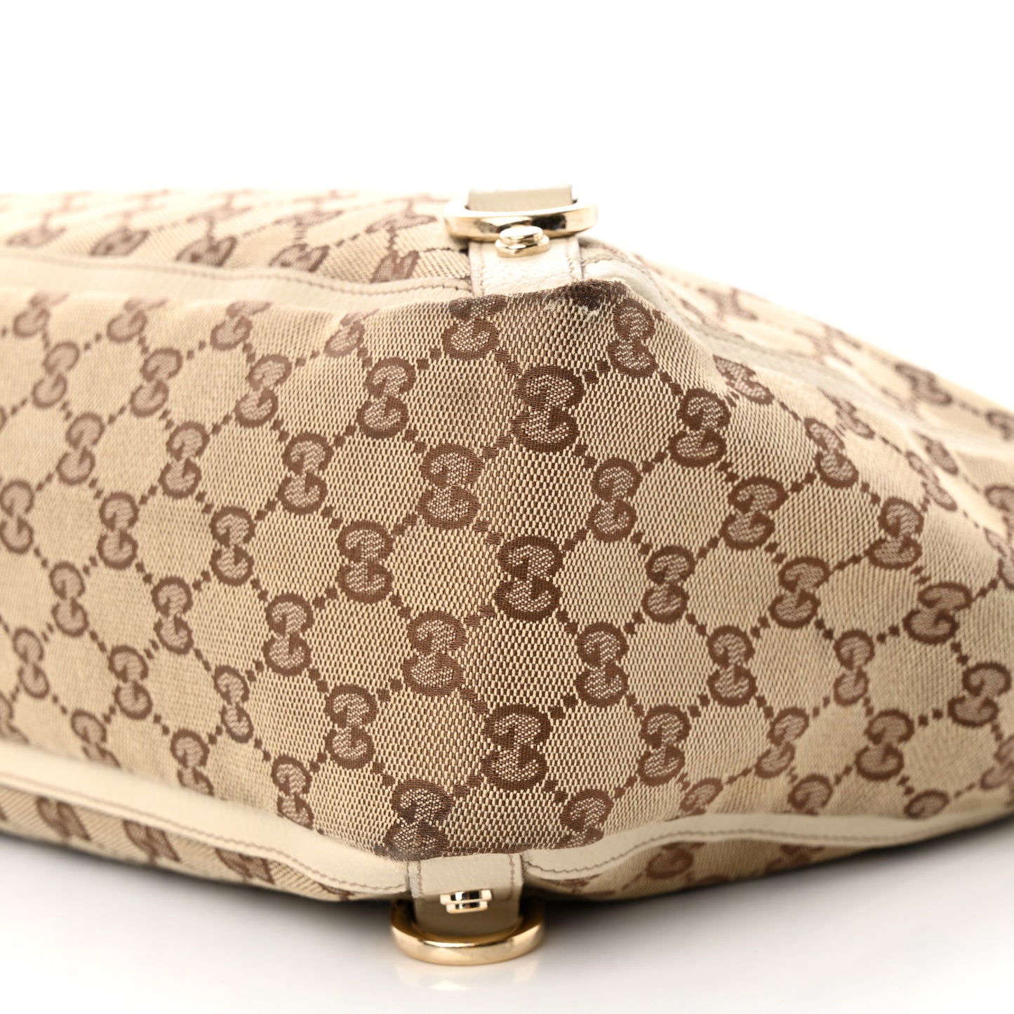 Monogram Large Abbey Tote Off White